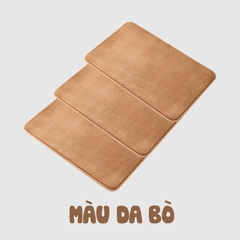 COMBO 3 Thảm chùi chân lâu chân lông cashmere nhân tạo