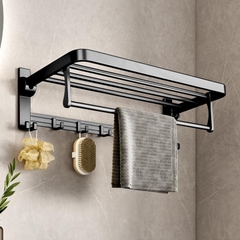 Giá treo khăn đa năng nhôm anod cao cấp SQ-6299