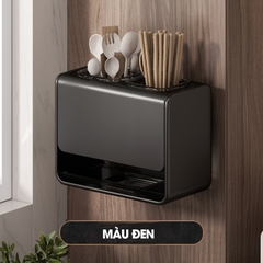 Kệ muỗng đũa, ống đựng muỗng đũa để bàn hoặc treo tường LH-6325 thép carbon chống rỉ