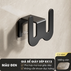 Giá để giày dép dán tường, móc treo giày dép trong nhà tắm RX13 Nhôm anod không rỉ