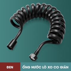Ống nước lò xo co giãn cho vòi xịt vệ sinh, vòi xịt toilet nhà tắm nhựa PU, sử dụng được nóng lạnh