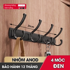 Móc treo tường RX14 Nhôm anod không rỉ, móc treo quần áo phòng ngủ, phòng khách, nhà tắm, nhà bếp, móc treo sau cửa