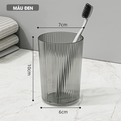 Cốc nước súc miệng, cốc đánh răng, ly uống nước A01 nhựa PET trong suốt