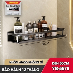 Kệ nhà tắm nhà bếp dán tường YQ-5578 Nhôm Anod không rỉ