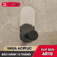 Móc treo khăn treo đồ decor phòng tắm vật liệu Acrylic cao cấp AR10 tặng kèm keo dán