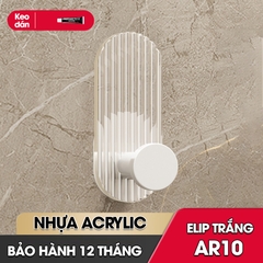 Móc treo khăn treo đồ decor phòng tắm vật liệu Acrylic cao cấp AR10 tặng kèm keo dán