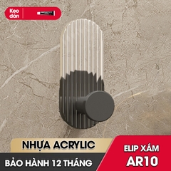 Móc treo khăn treo đồ decor phòng tắm vật liệu Acrylic cao cấp AR10 tặng kèm keo dán
