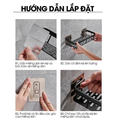 Kệ treo bồn rửa chén, kệ để nước rửa chén giẻ rửa bát nhà bếp LH-2232 Nhôm Anod không rỉ