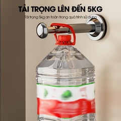 (Combo 3) Giá treo móc quần áo hút chân không LD-4105, có thể kéo dài hoặc thu gọn