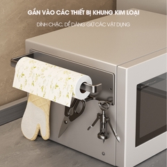 Móc treo đồ nhà bếp bếp, treo màn bọc, móc treo giấy cuộn đa năng RX18