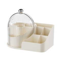 Hộp đựng cọ trang điểm, son môi, mỹ phẩn nắp xoay ngăn bụi JX2502