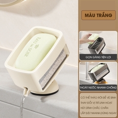 Khay đựng xà phòng để đứng kiểu mới LH-1937 đế hút chân không dể lắp đặt