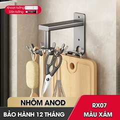 Móc xoay 360 treo đồ nhà bếp RX07 Nhôm Anod không rỉ