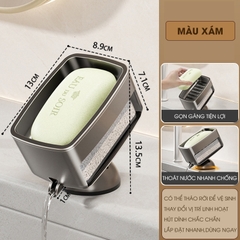 Khay đựng xà phòng để đứng kiểu mới LH-1937 đế hút chân không dể lắp đặt