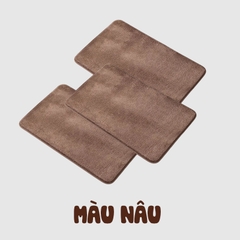 COMBO 3 Thảm chùi chân lâu chân lông cashmere nhân tạo