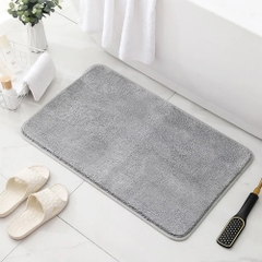 Thảm chùi chân lâu chân lông cashmere nhân tạo