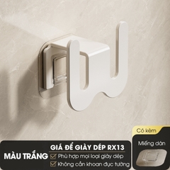 Giá để giày dép dán tường, móc treo giày dép trong nhà tắm RX13 Nhôm anod không rỉ