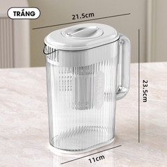 Ấm đựng trà, nước hoa quả có lõi lọc để bàn tủ lạnh W7268