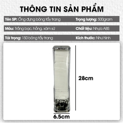 Ống Đựng Bông Tẩy Trang Tashuan