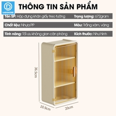 Hộp đựng khăn giấy treo tường JW8503, hộp lưu trữ làm hộp đựng thuốc mini và các vật dụng nhỏ khác