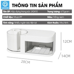 Hộp đựng trang sức, mỹ phẩm, dụng cụ trang điểm, phụ kiện makeup JX2410