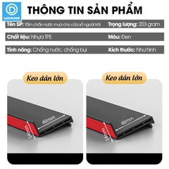 Tấm chắn nước mưa cho cửa sổ ngoài trời D1994, giúp ngăn mưa tạt và nước thấm lậu qua khe cửa sổ