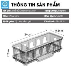 Giá để nước rửa chén, kệ để dụng cụ rửa bát đĩa LD-2457