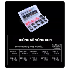 Bộ dụng cụ sửa chữa và thay thế ron gioăng cho vòi nước nhà bếp nhà tắm, thiết bị vệ sinh