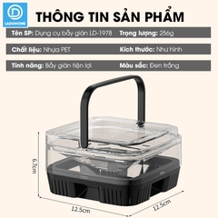 Dụng cụ bẫy gián chuyên dụng LD-1978, hiệu quả với cả gián lớn và gián nhỏ, an toàn dễ sử dụng trong gia đình