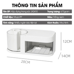 Hộp đựng trang sức, mỹ phẩm, dụng cụ trang điểm, phụ kiện makeup JX2410