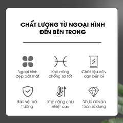 Cốc nước chịu nhiệt dày A04 cốc uống nước cốc xúc miệng