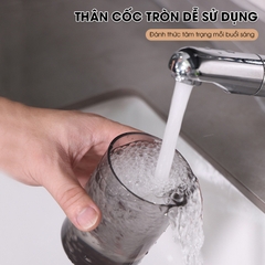 Cốc nước chịu nhiệt dày A04 cốc uống nước cốc xúc miệng