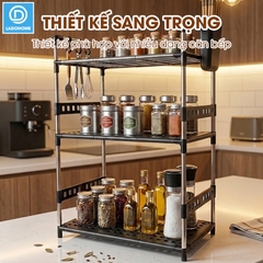 Kệ để gia vị nhà bếp khung inox chịu lực LD-3640