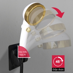 Giá đỡ vòi hoa sen dán tường GD01 có thể điều chỉnh góc nghiêng 45 độ