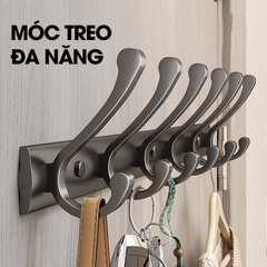 Móc treo tường RX14 Nhôm anod không rỉ, móc treo quần áo phòng ngủ, phòng khách, nhà tắm, nhà bếp, móc treo sau cửa