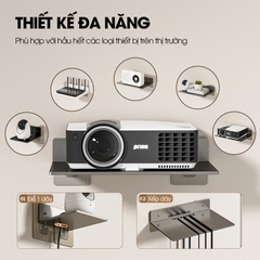 Giá đỡ bộ phát wifi treo tường LH-7333, giá đỡ camera, TV Box, máy chiếu nhiều kích cỡ tặng miếng dán, keo dán tắc kê