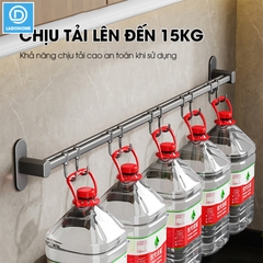 Móc treo nhà bếp đa năng có rảnh để dao và gác nắp nồi Nhôm Anod không rỉ RX08