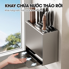 Kệ treo dao muỗng đũa thớt đa năng SQ-6545