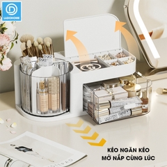 Hộp đựng trang sức, mỹ phẩm, dụng cụ trang điểm, phụ kiện makeup JX2410