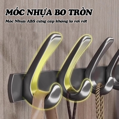 Móc treo đồ RX19 Nhôm Anod không rỉ, móc treo quần áo, móc trang trí khách sạn, căn hộ, phòng ngủ, nhà tắm, nhà bếp