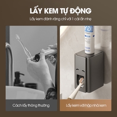 Dụng cụ lấy kem đánh răng tự động 2112 Nhôm Anod không rỉ