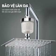 Đầu lọc nước cho vòi hoa sen, vòi rửa vệ sinh, vòi máy giặt,... LD-9322 tương thích cở ren 21, lõi lọc có thể thay thế