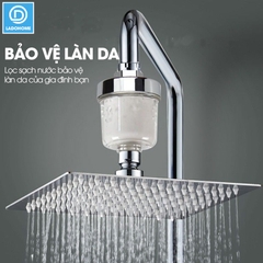 Đầu lọc nước cho vòi hoa sen, vòi rửa vệ sinh, vòi máy giặt,... LD-9322 tương thích cở ren 21, lõi lọc có thể thay thế