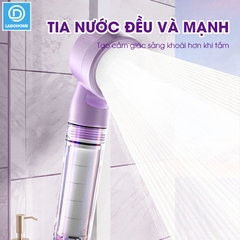 Vòi tắm hoa sen di động, vòi sen du lịch, vòi sen cầm tay có lõi lọc kèm túi đựng tiện lợi LD-9015