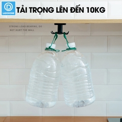 Móc xoay treo muỗng thìa nhà bếp, móc treo bếp, móc dán tường D1848