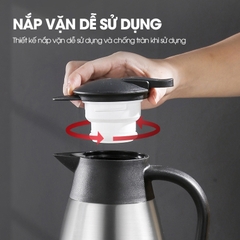 Bình giữ nhiệt 2L LD-2425 Inox 304 giữ nhiệt 24h, bình giữ nhiệt gia đình, ký túc xá sinh viên