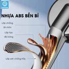 Bộ vòi sen tăng áp 4 chế độ LH-9009 có đầu massage, nhựa ABS cao cấp, dùng được nóng lạnh đi kèm dây ống 1.5m và giá đỡ