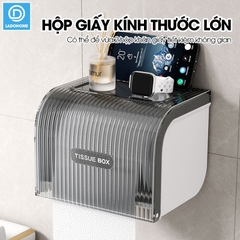 Hộp đựng giấy vệ sinh toilet W8286 nhựa ABS chống ố màu, có trục xoay dễ sử dụng