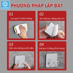 Móc dán tường nhà bếp đa năng RX17 gác nắp nồi, đồ gác nắp vung nồi, treo thớt, treo rổ rá, chất liệu INOX không rỉ