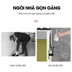 Giá để giày giá treo giày lên tường tiết kiệm không gian phòng tắm SQ-5266 Nhôm Anod không rỉ